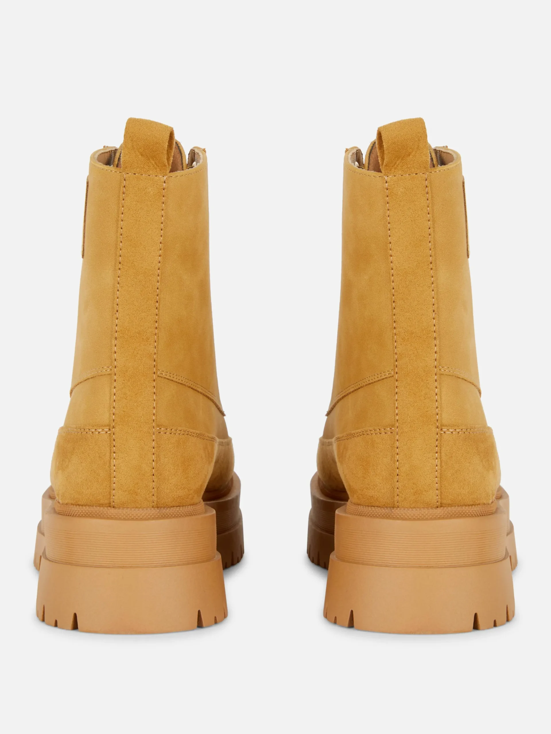 Mujer Primark Botas|Botines Con Cordones Y Suela De Goma