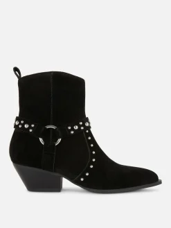 Mujer Primark Botas|Botines De Antelina Con Tachuelas De Rita Ora