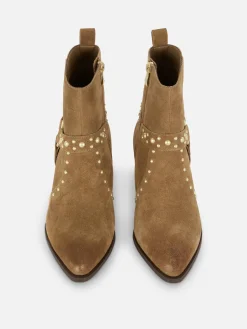 Mujer Primark Botas|Botines De Antelina Con Tachuelas De Rita Ora