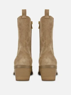 Mujer Primark Botas|Botines De Estilo Cowboy Con Tacón Bajo