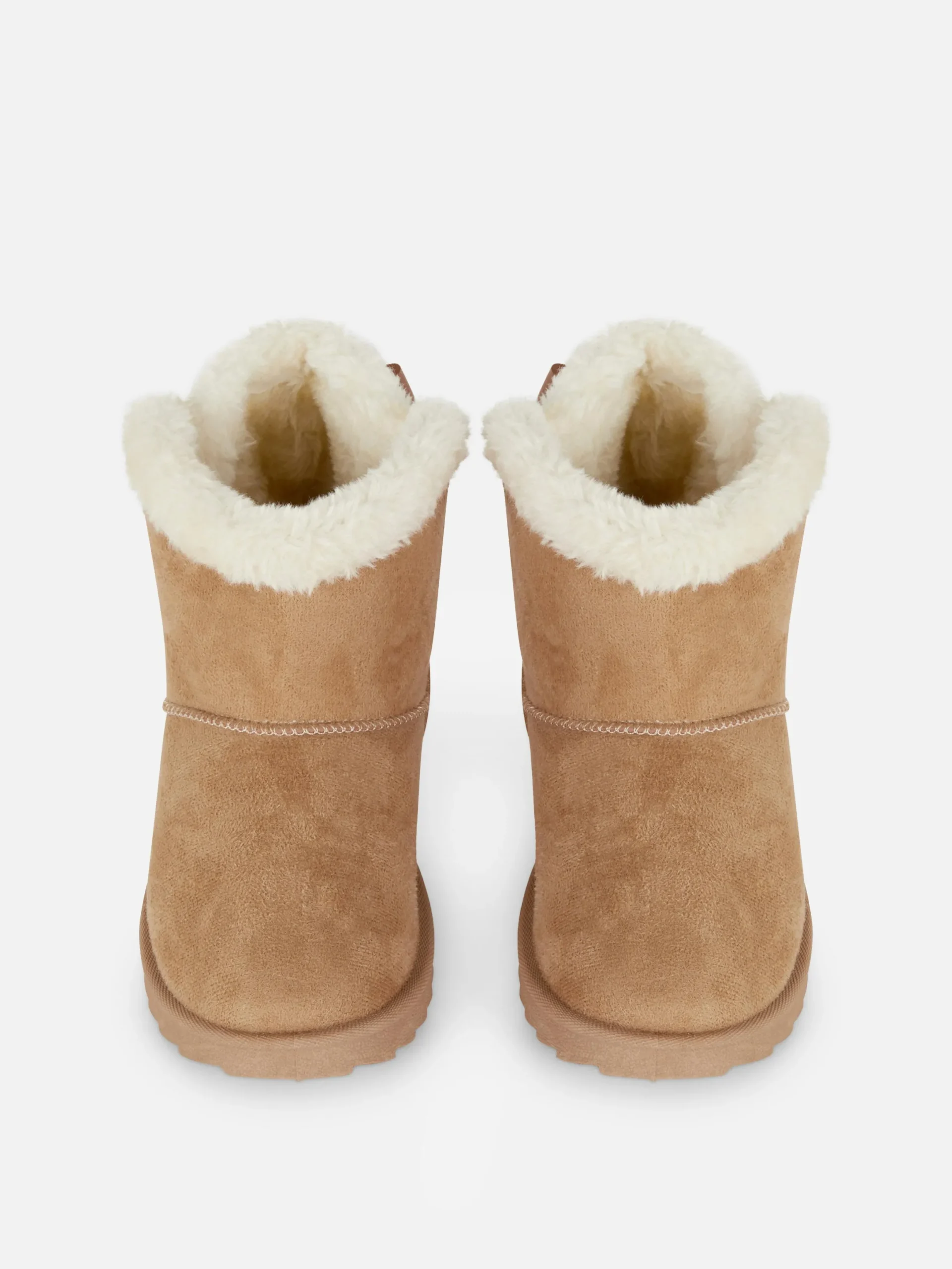 Niños Primark Botas Y Botas De Agua|Botines De Pelo Sintético Con Detalle De Lazos