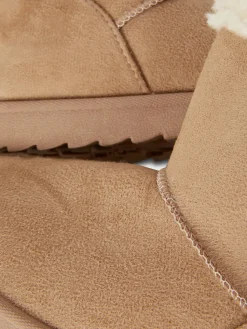 Niños Primark Botas Y Botas De Agua|Botines De Pelo Sintético Con Detalle De Lazos