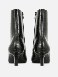 Mujer Primark Botas|Botines De Tacón Con Puntera Cuadrada