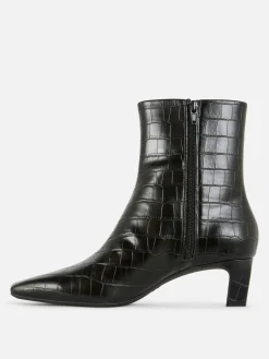 Mujer Primark Botas|Botines De Tacón Con Puntera Cuadrada