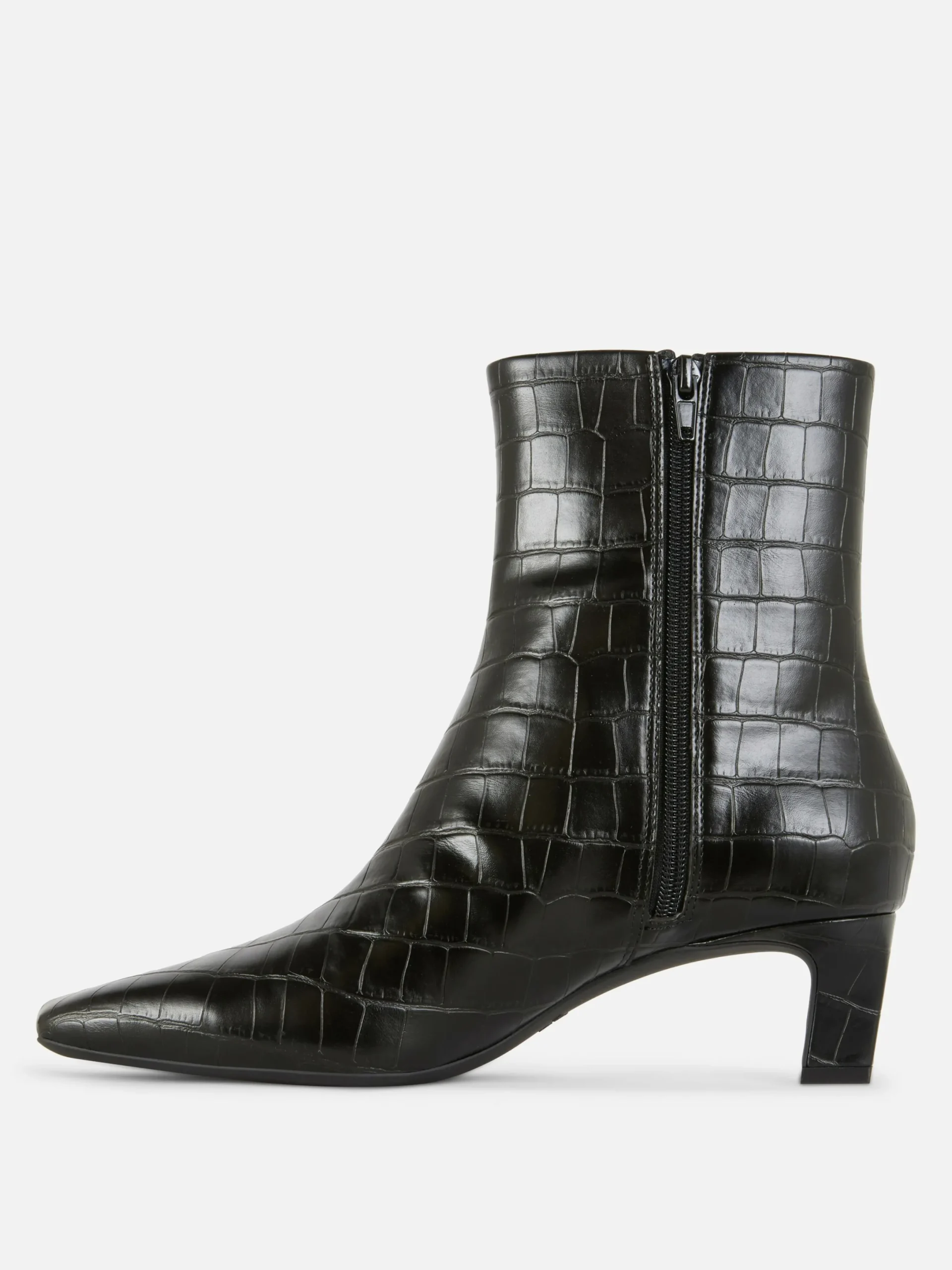 Mujer Primark Botas|Botines De Tacón Con Puntera Cuadrada