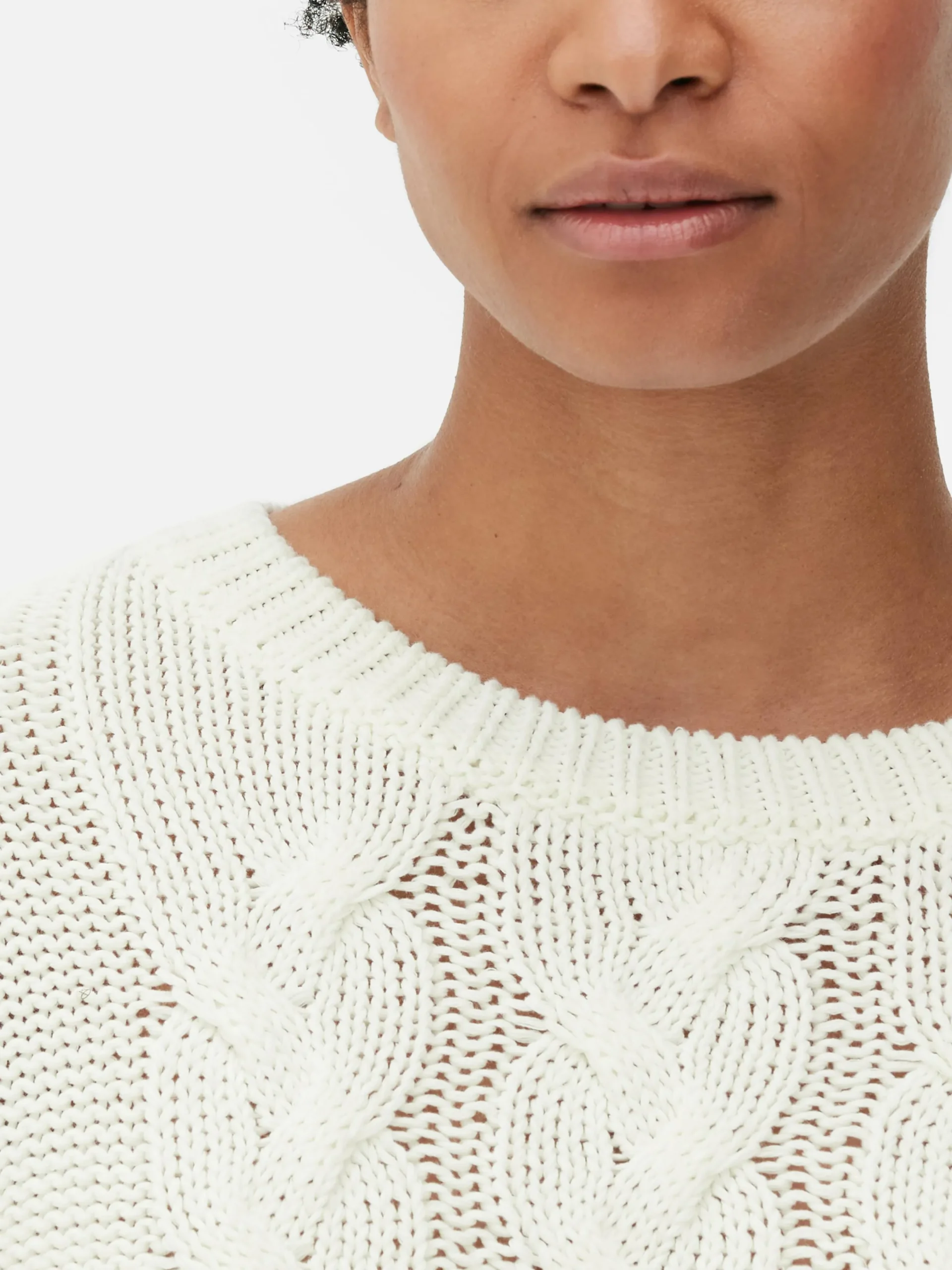 Mujer Primark Jerseys Y Cárdigans|Cable Knit Dropped Shoulder Jumper
