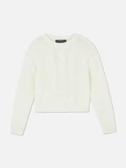 Mujer Primark Jerseys Y Cárdigans|Cable Knit Dropped Shoulder Jumper