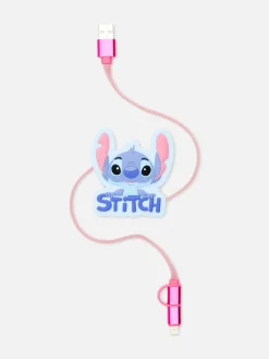 Primark Cargadores|Cable USB Con Forma De Stitch De Disney