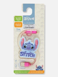Primark Cargadores|Cable USB Con Forma De Stitch De Disney