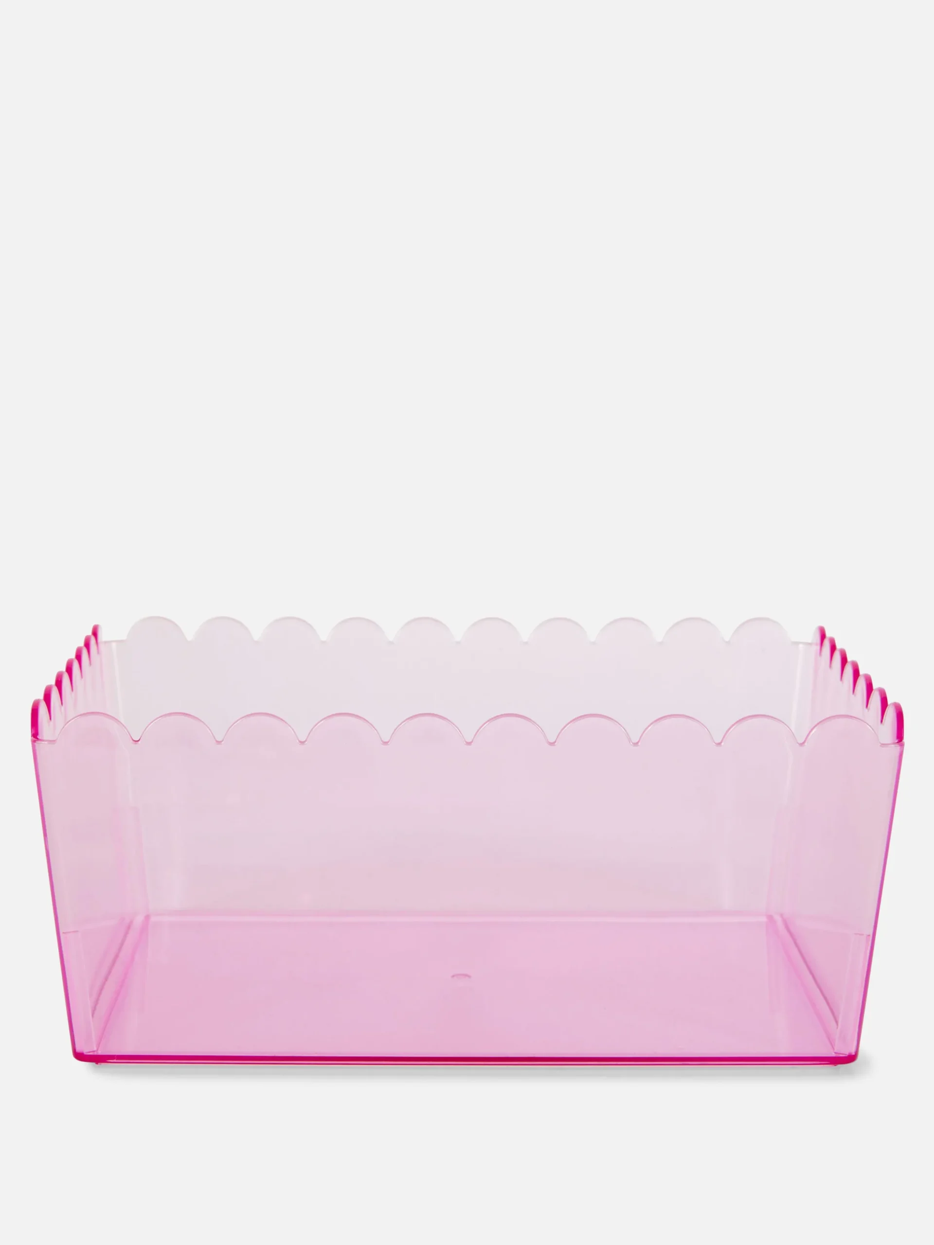 Primark Cajas Y Cestas|Caja De Almacenaje Translúcida Con Borde Festoneado