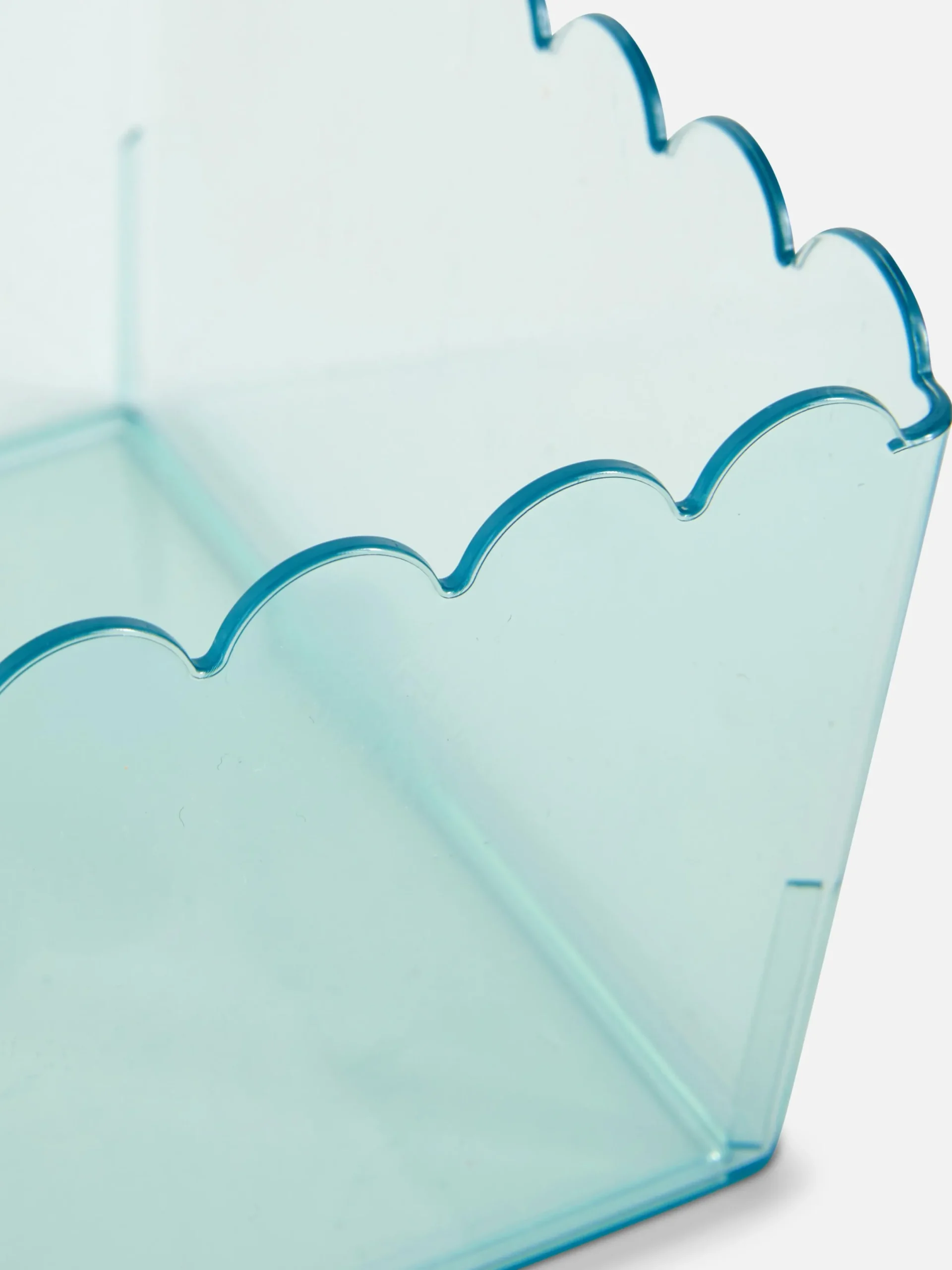 Primark Cajas Y Cestas|Caja De Almacenaje Translúcida Con Borde Festoneado