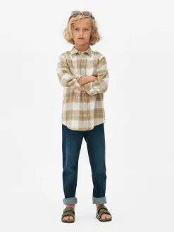 Niños Primark Camisas|Camisa A Cuadros De Manga Larga