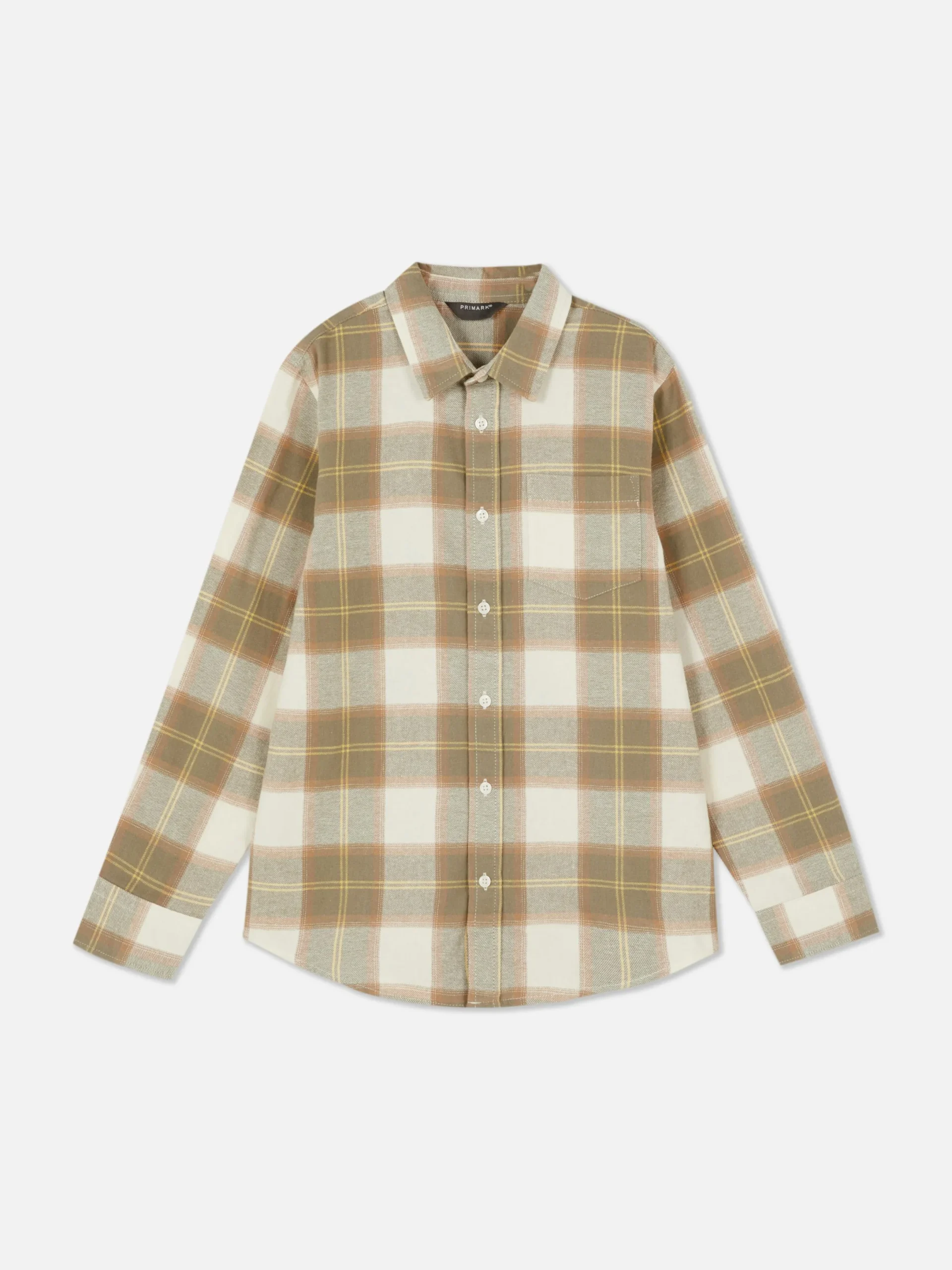 Niños Primark Camisas|Camisa A Cuadros De Manga Larga