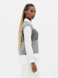 Mujer Primark Camisas Y Blusas|Camisa Con Chaleco 2 En 1