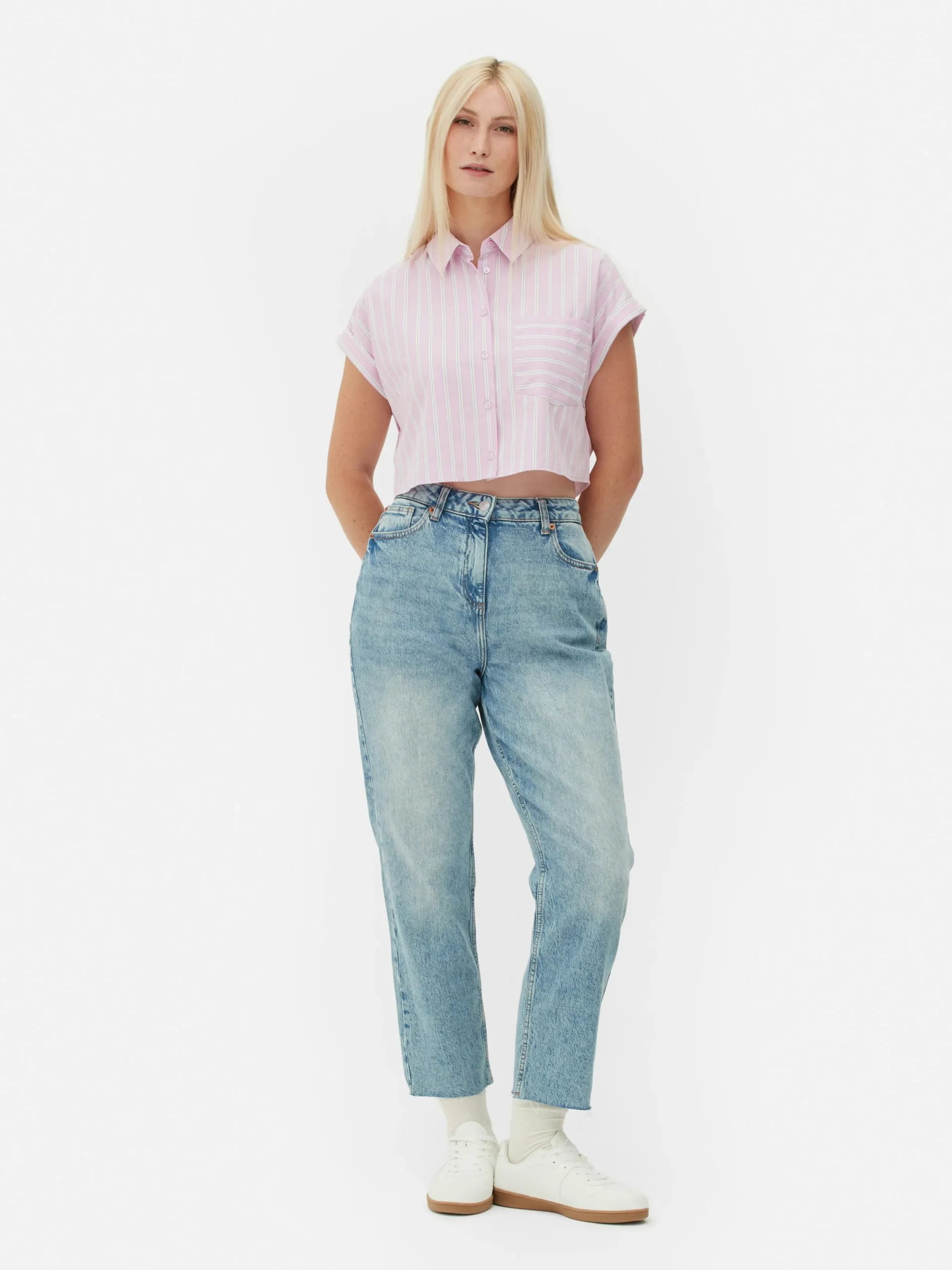 Mujer Primark Camisas Y Blusas|Camisa Corta De Manga Corta