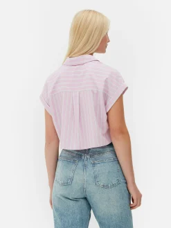 Mujer Primark Camisas Y Blusas|Camisa Corta De Manga Corta