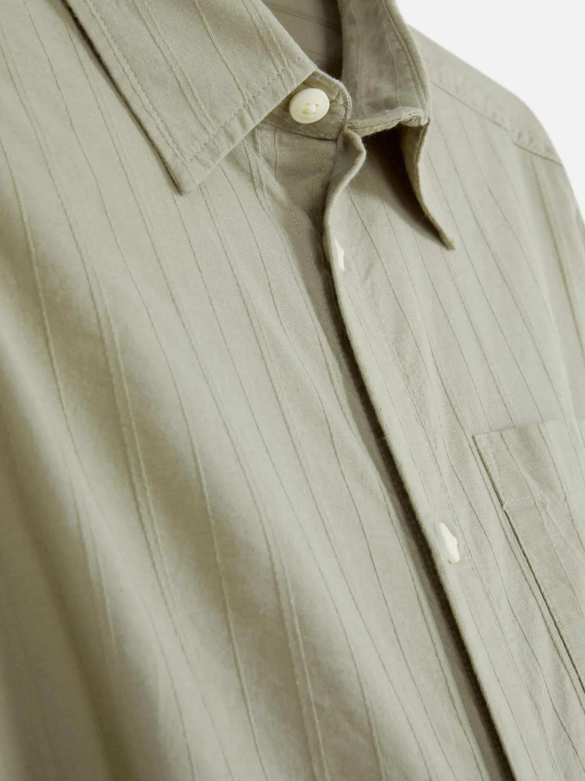 Hombre Primark Camisas|Camisa De Jacquard Con Manga Larga