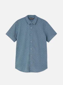 Niños Primark Tops Y Camisetas|Camisa De Manga Corta Con Botones