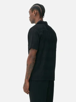 Hombre Primark Camisas|Camisa De Manga Corta Con Botones