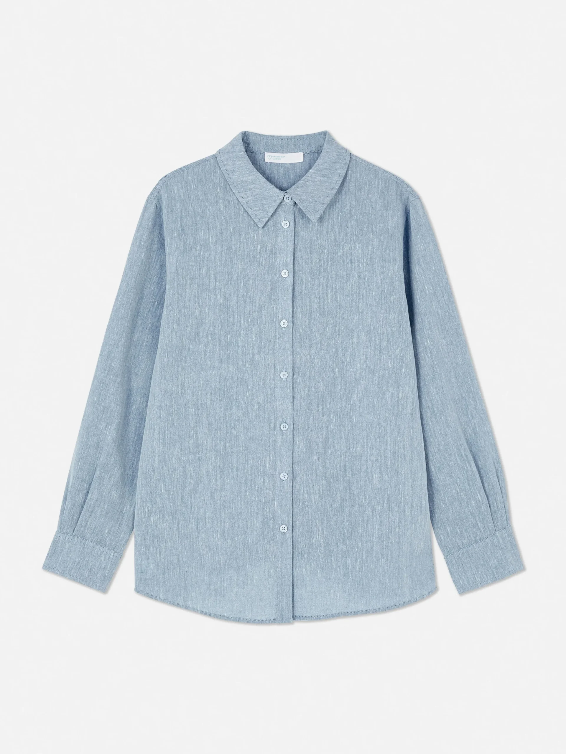 Mujer Primark Camisas Y Blusas|Camisa De Manga Larga De Cambray