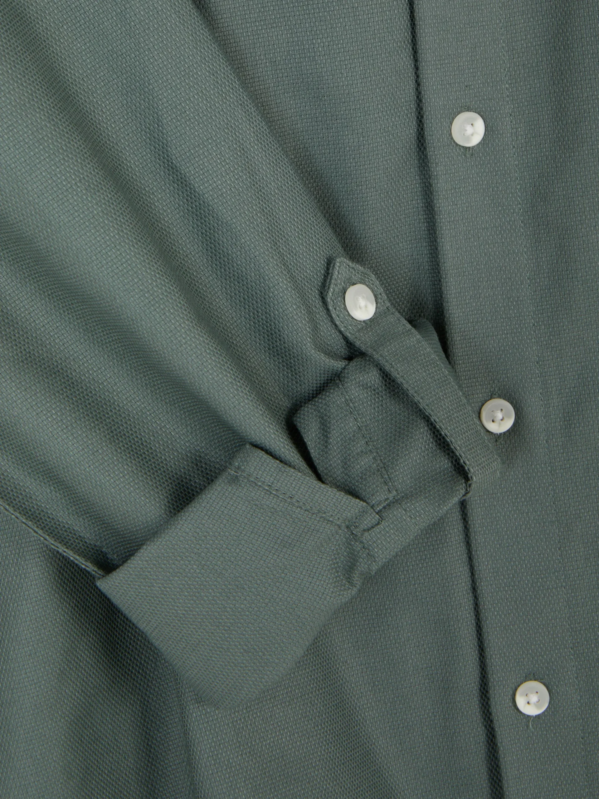 Hombre Primark Camisas|Camisa De Mangas Enrolladas Con Botones