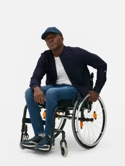 Hombre Primark Camisas|Camisa De Mangas Enrolladas Con Botones