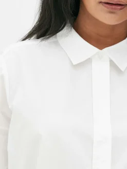 Mujer Primark Camisas Y Blusas|Camisa De Popelina De Premamá