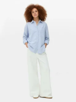 Mujer Primark Camisas Y Blusas|Camisa Oxford A Rayas