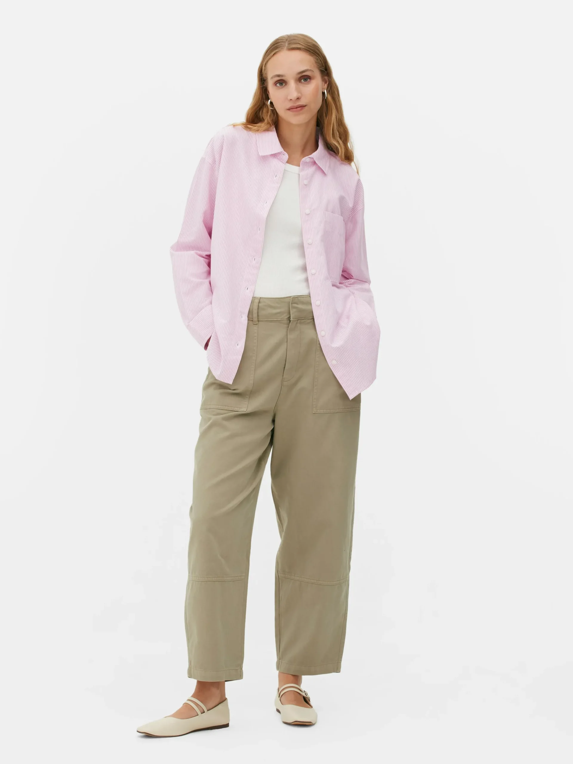 Mujer Primark Camisas Y Blusas|Camisa Oxford A Rayas