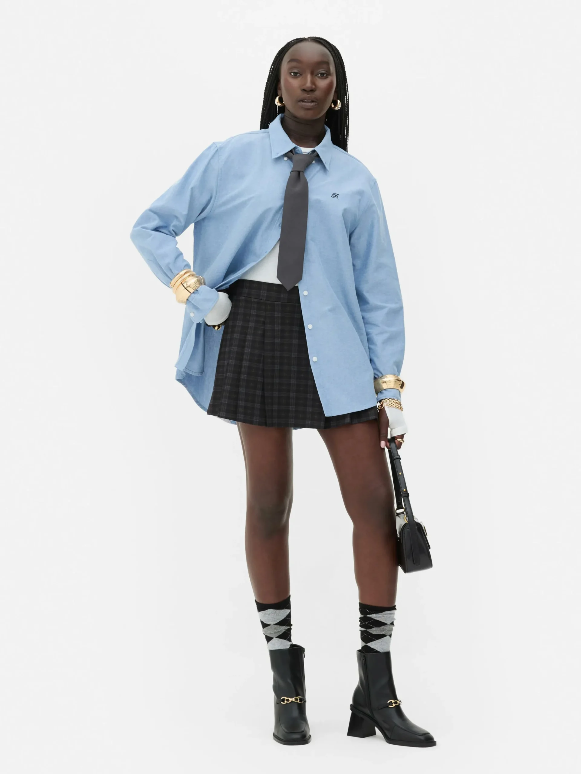 Mujer Primark Camisas Y Blusas|Camisa Oxford Abotonada De Rita Ora