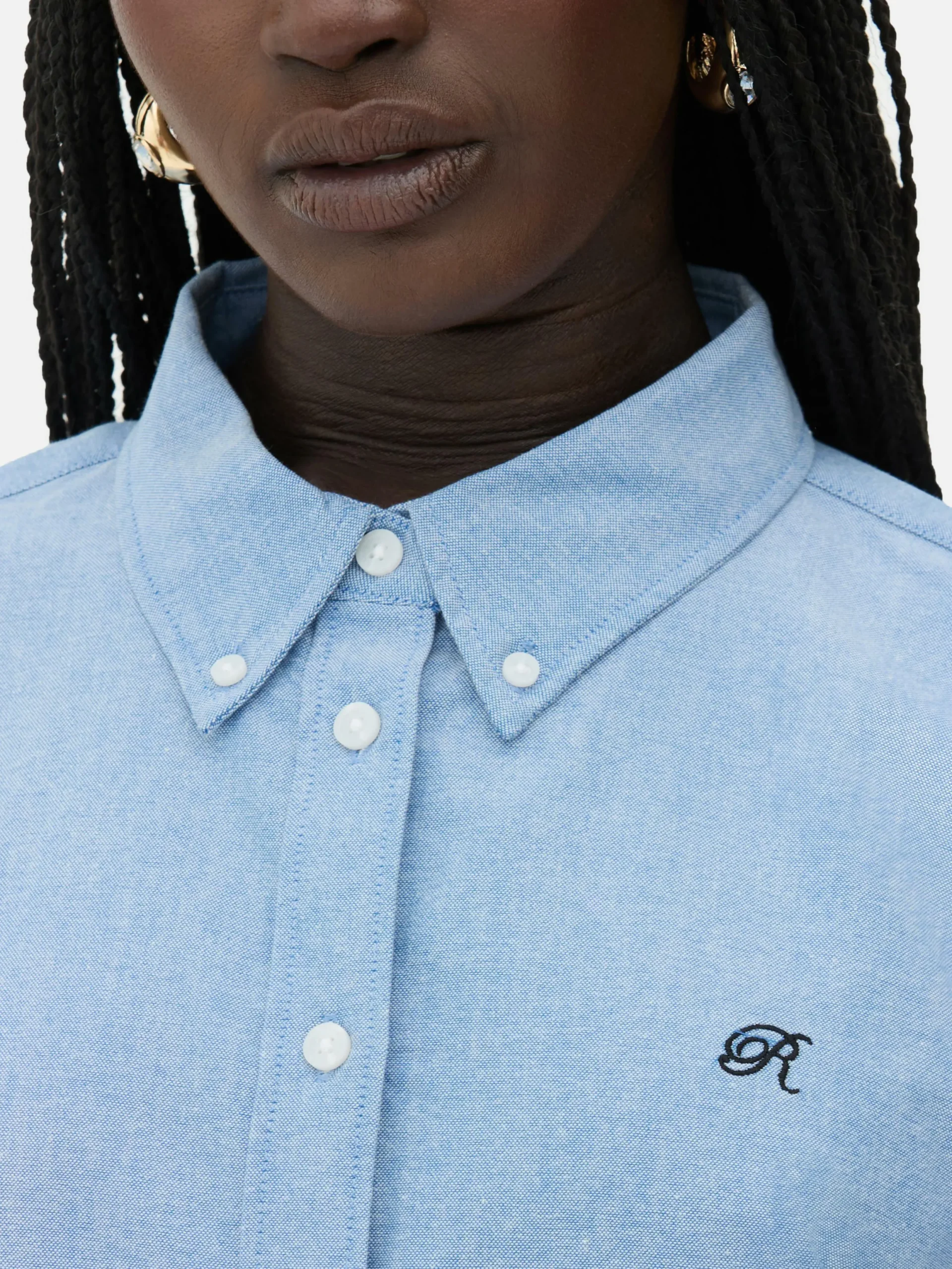 Mujer Primark Camisas Y Blusas|Camisa Oxford Abotonada De Rita Ora