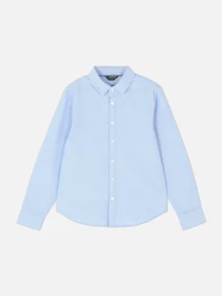 Niños Primark Camisas|Camisa Oxford De Manga Larga Para Niño Mayor