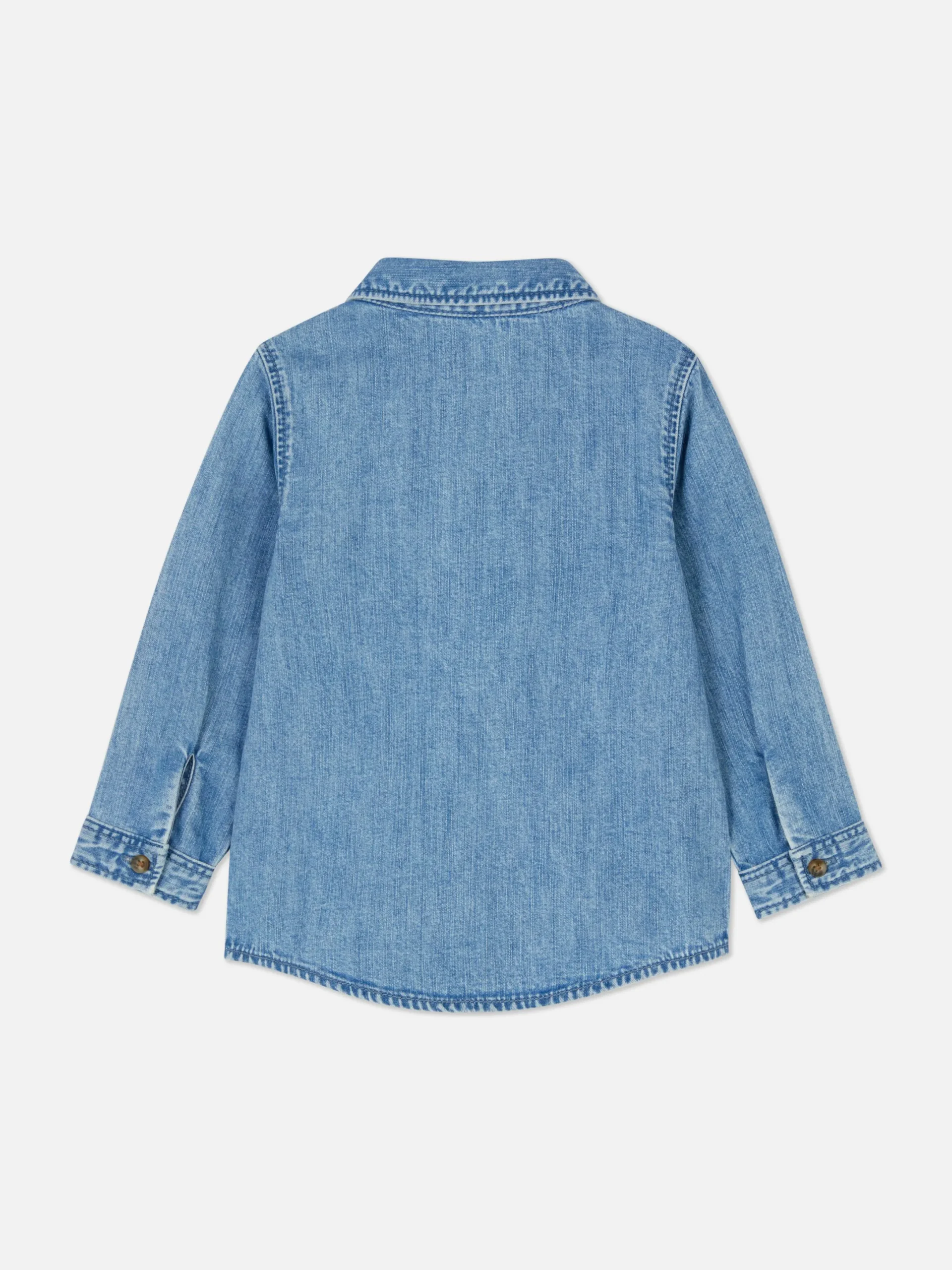 Primark Tops Y Camisetas|Camisa Vaquera De Manga Larga