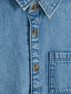 Primark Tops Y Camisetas|Camisa Vaquera De Manga Larga