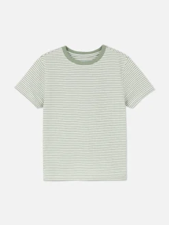 Niños Primark Tops Y Camisetas|Camiseta A Rayas En Jacquard Para Niño Pequeño
