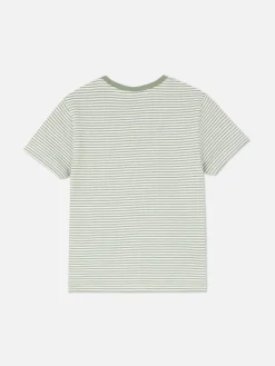 Niños Primark Tops Y Camisetas|Camiseta A Rayas En Jacquard Para Niño Pequeño