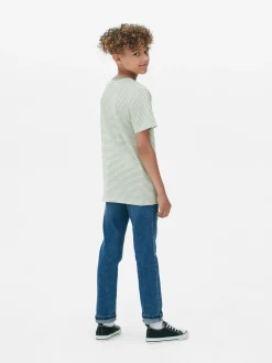 Niños Primark Tops Y Camisetas|Camiseta A Rayas En Jacquard Para Niño Mayor