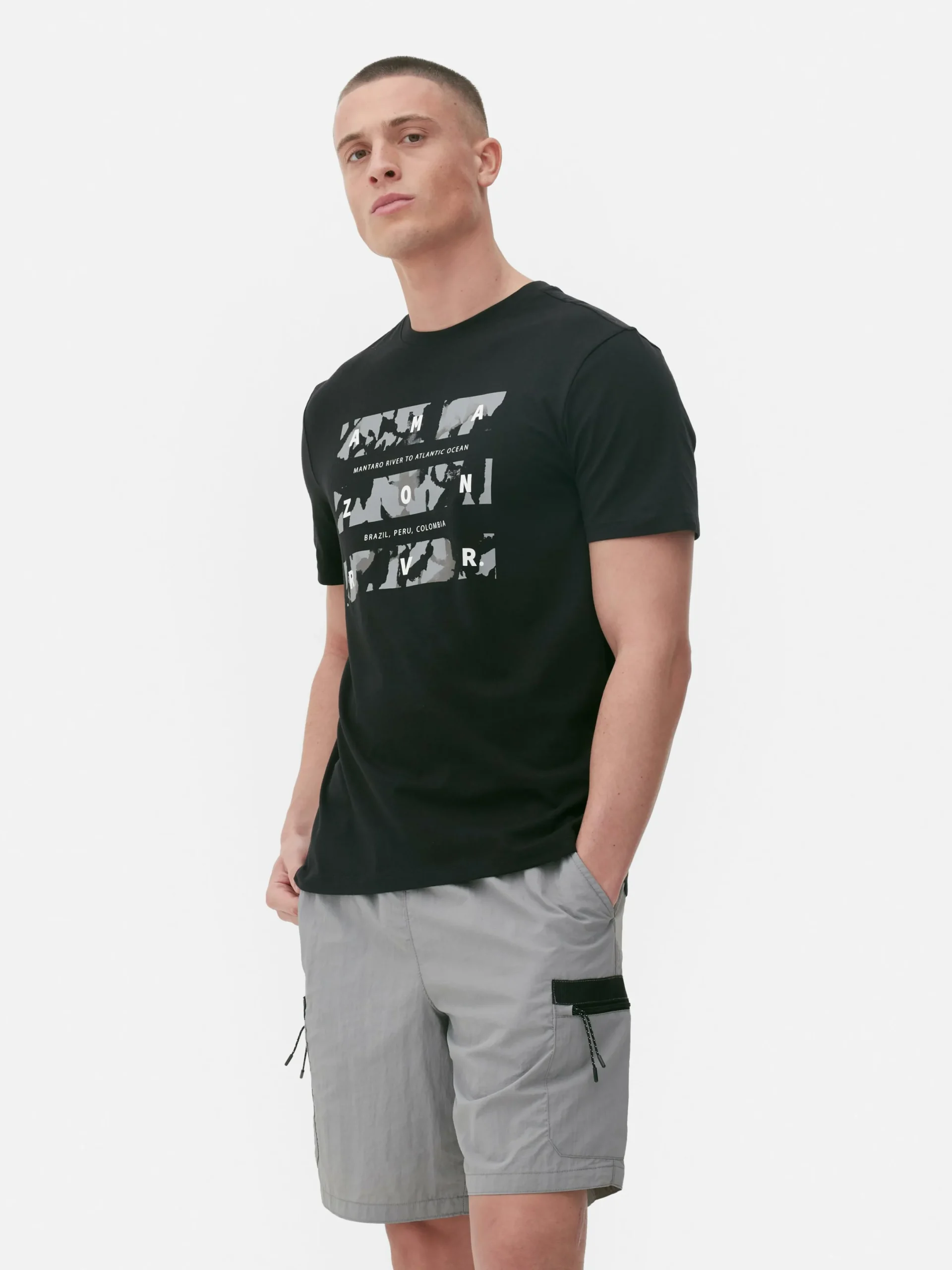 Hombre Primark Tops Y Camisetas|Camiseta «Amazon River»