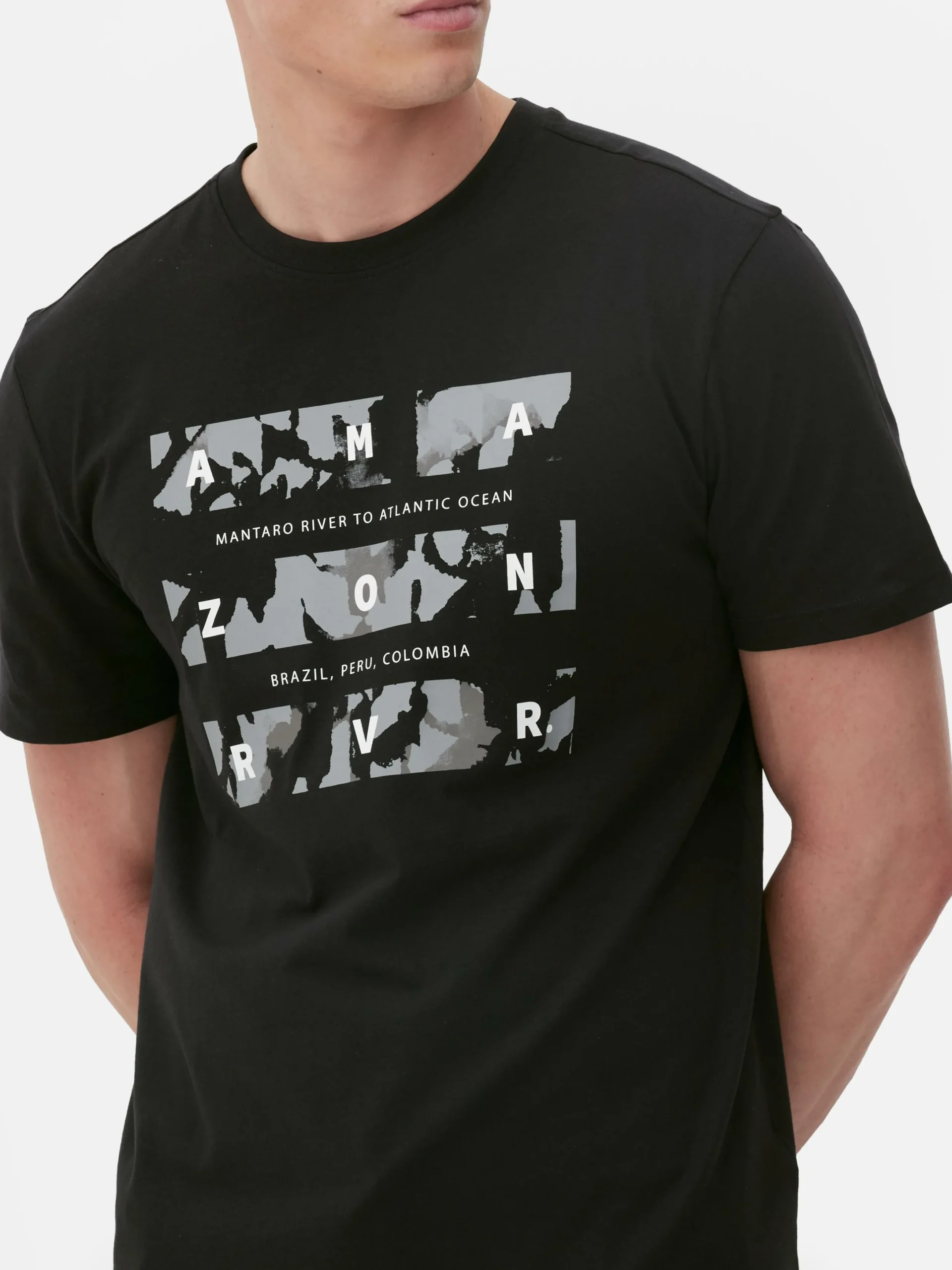 Hombre Primark Tops Y Camisetas|Camiseta «Amazon River»