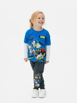 Niños Primark Tops Y Camisetas|Camiseta Bicolor De Sonic, El Erizo