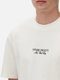 Hombre Primark Tops Y Camisetas|Camiseta Bordada De Future Projects