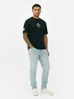 Hombre Primark Tops Y Camisetas|Camiseta Bordada Del Inter Miami