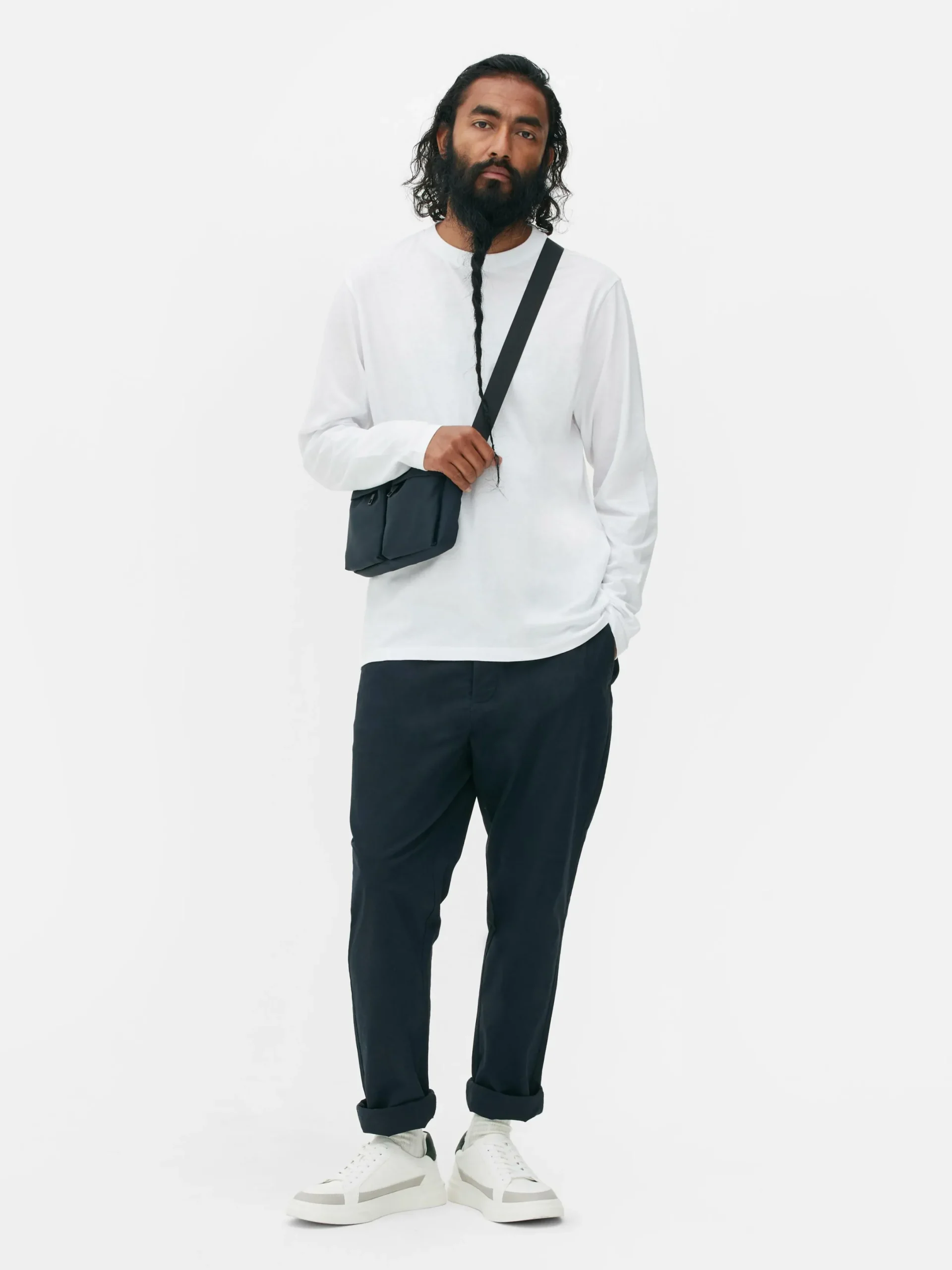 Hombre Primark Tops Y Camisetas|Camiseta Básica De Manga Larga