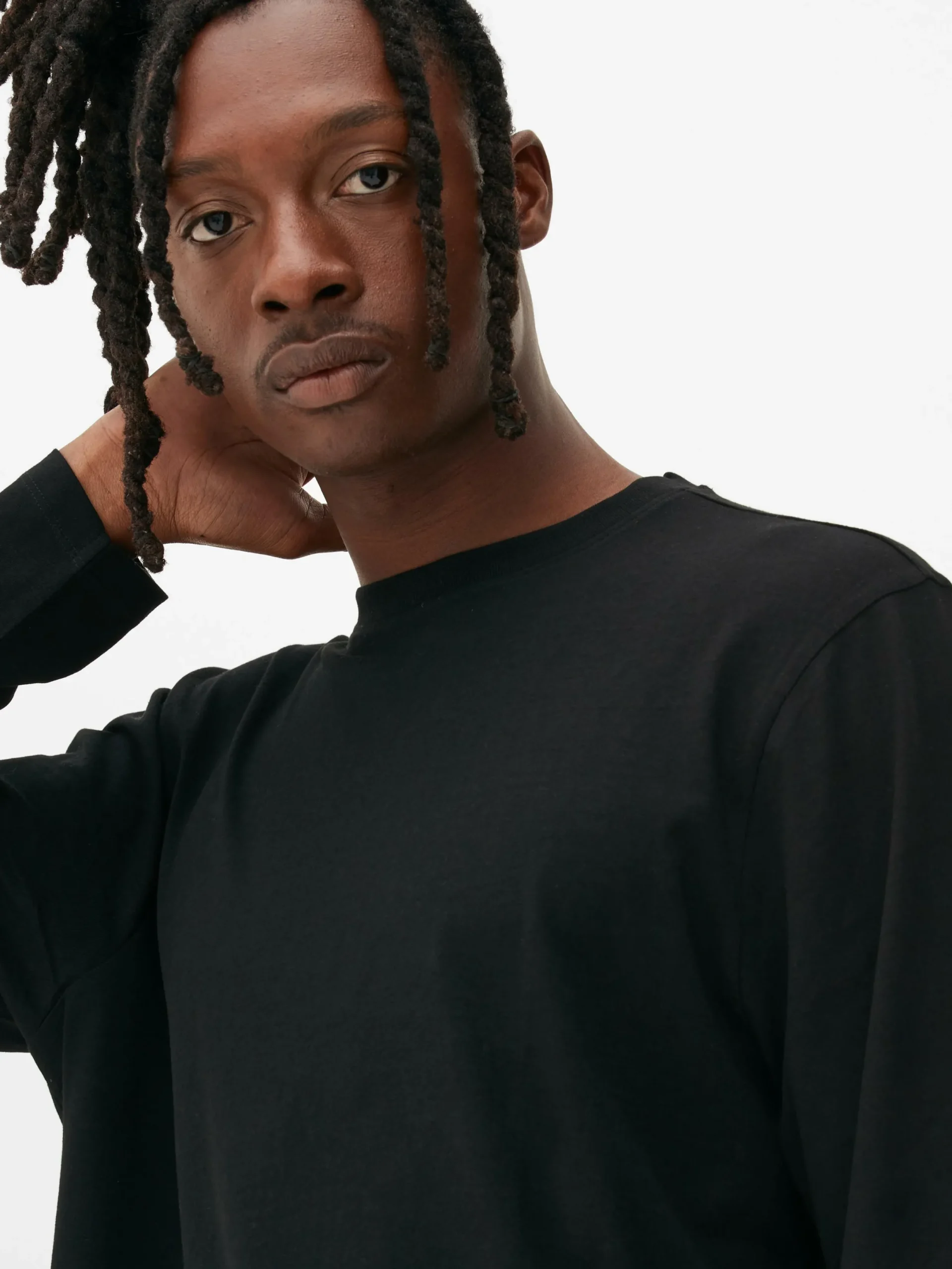 Hombre Primark Tops Y Camisetas|Camiseta Básica De Manga Larga