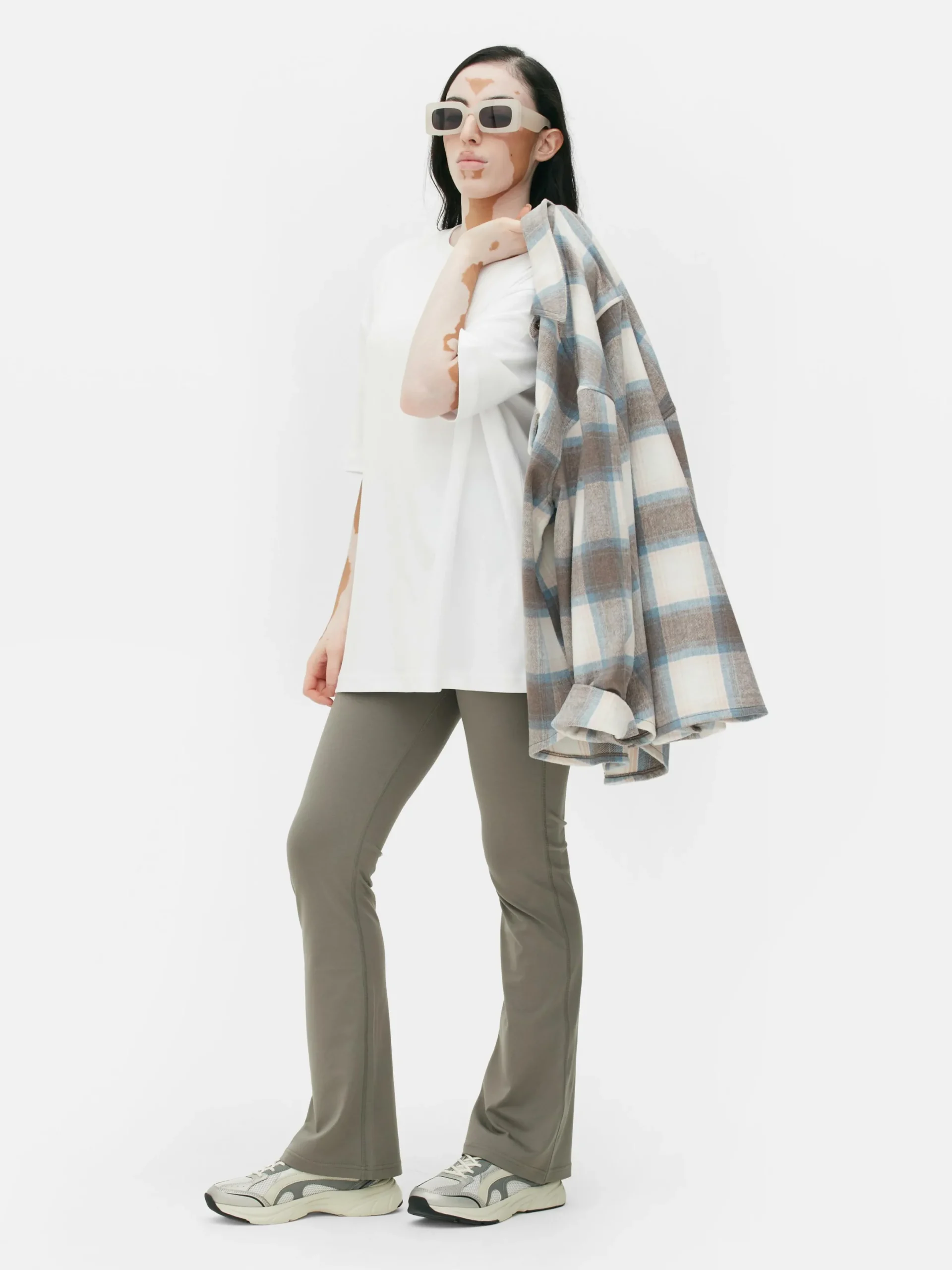 Mujer Primark Tops Y Camisetas|Camiseta Básica De Punto Extragrande