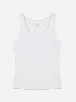 Mujer Primark Tops Y Camisetas|Camiseta Clásica Sin Mangas De Algodón