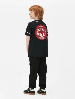 Niños Primark Tops Y Camisetas|Camiseta Con Botones De Los Chicago Bulls De La NBA