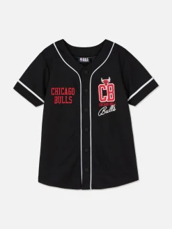Niños Primark Tops Y Camisetas|Camiseta Con Botones De Los Chicago Bulls De La NBA