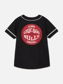 Niños Primark Tops Y Camisetas|Camiseta Con Botones De Los Chicago Bulls De La NBA