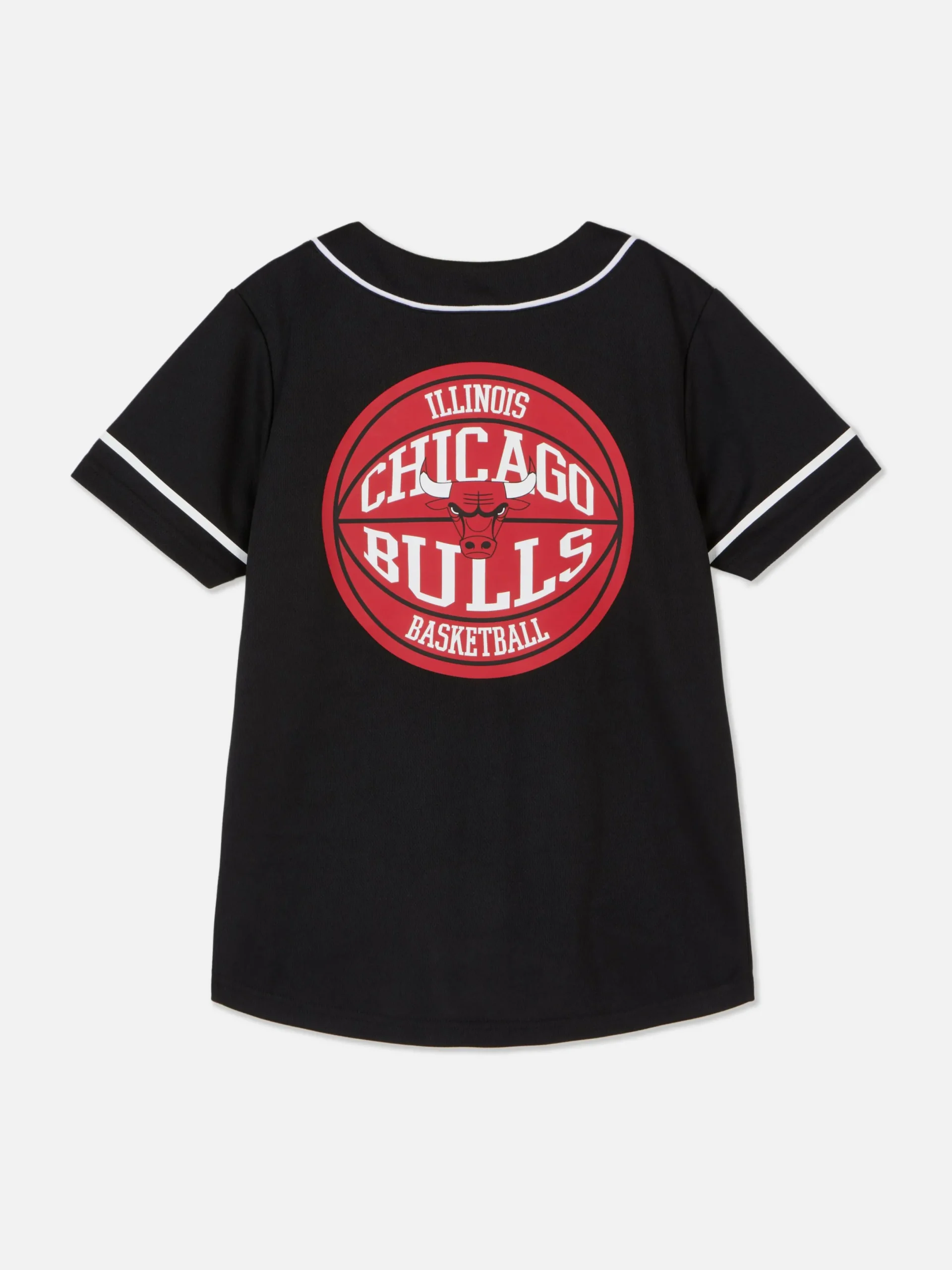 Niños Primark Tops Y Camisetas|Camiseta Con Botones De Los Chicago Bulls De La NBA